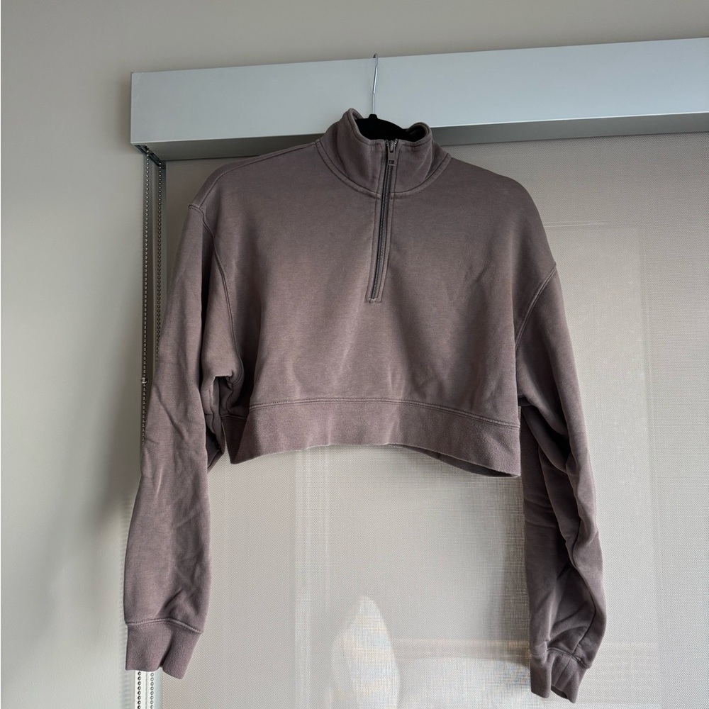 TNA Cropped Brown Pullover